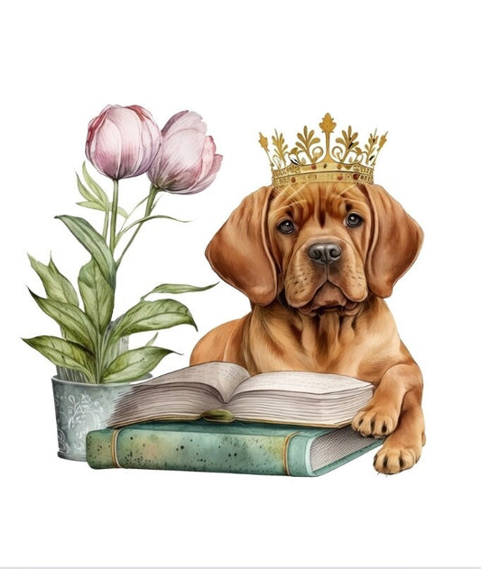 Dog Magnetic Bookmark: Handmade Book Lover Gift