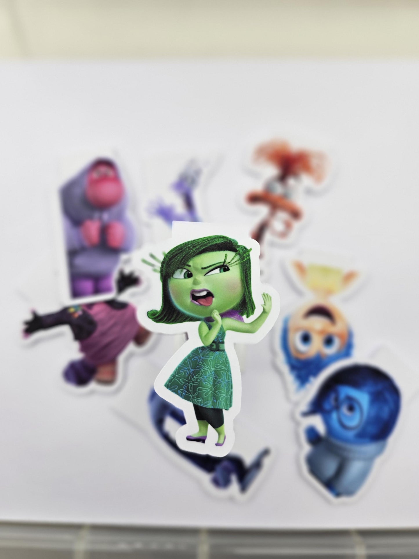 Inside Out Magnetic Bookmarks | Joy, Sadness, Fear, Anger & Disgust