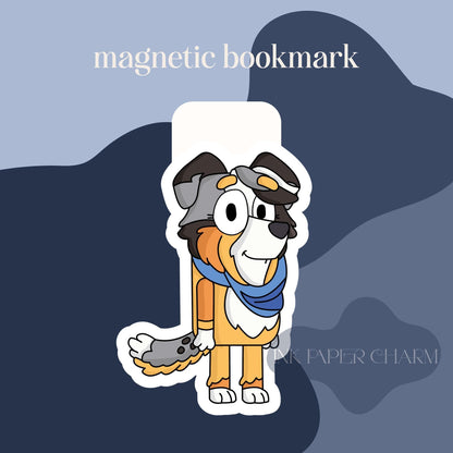 Magnetic Bookmarks: Bluey Character Set (Fun and Family Friendly)