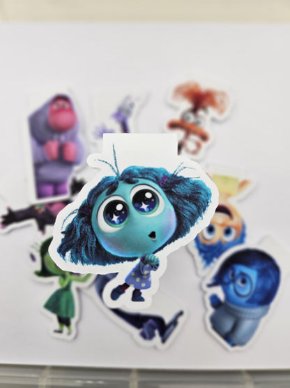 Inside Out Magnetic Bookmarks | Joy, Sadness, Fear, Anger & Disgust