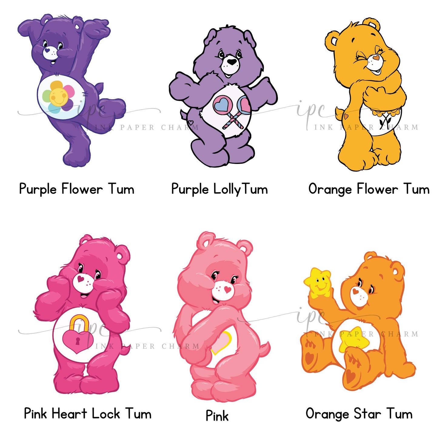 Adorable Care Bear Bookmark. Bookish Gift.