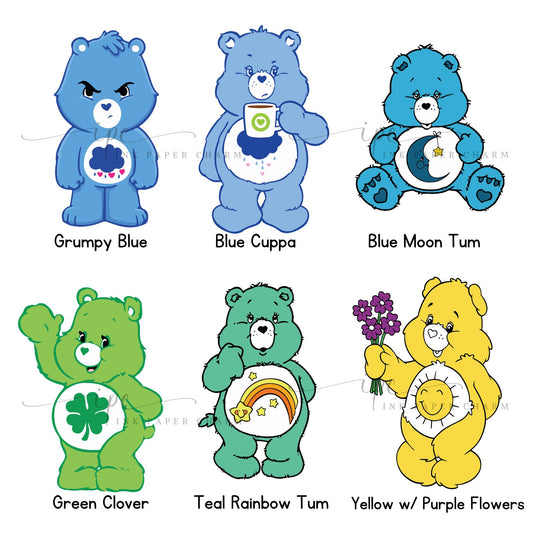 Adorable Care Bear Bookmark. Bookish Gift.