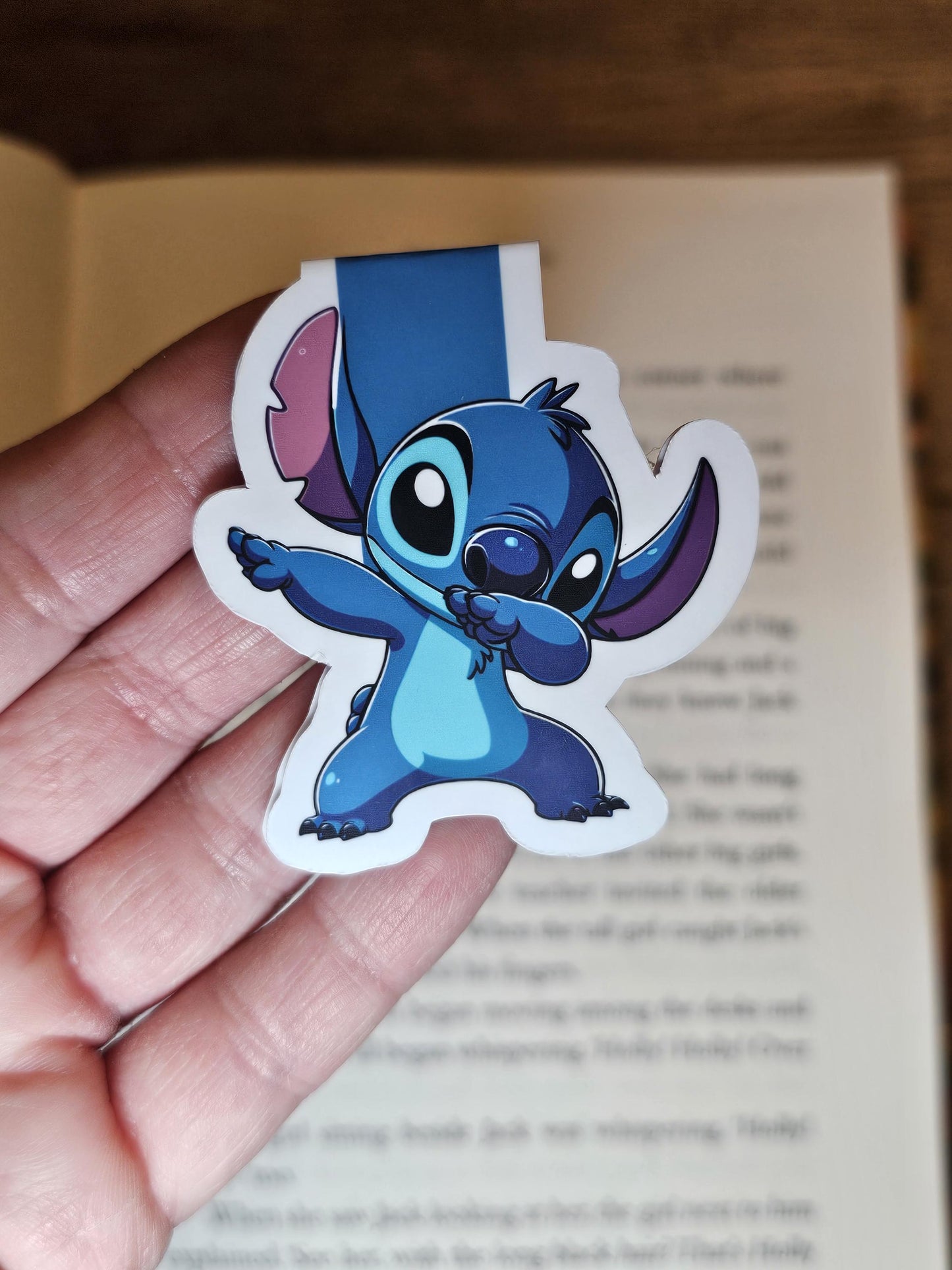 Stitch Magnetic Bookmark, Disney Book Lover Gift