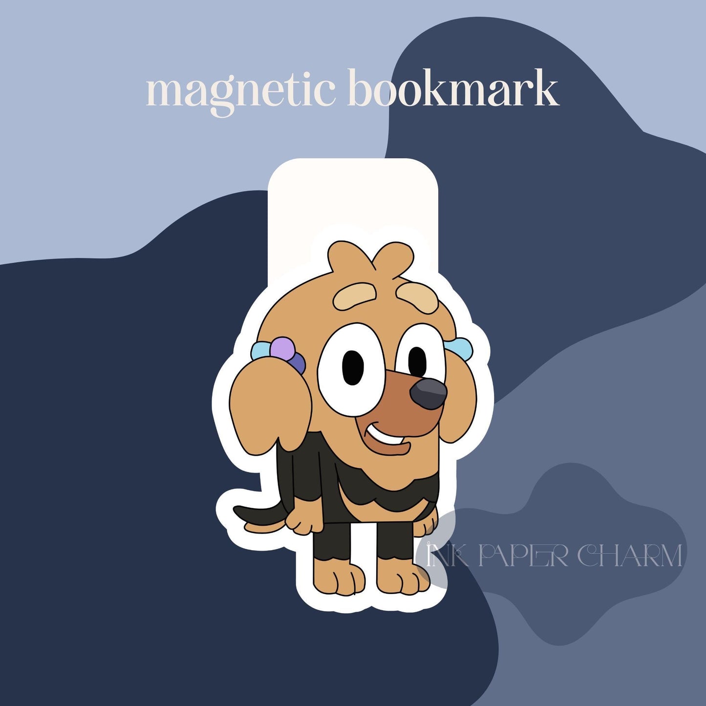 Magnetic Bookmarks: Bluey Character Set (Fun and Family Friendly)