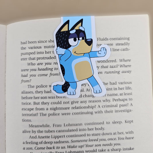 Bandit Magnetic Bookmark - Ideal Bluey Dad Gift for Fans!