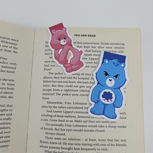 Adorable Care Bear Bookmark. Bookish Gift.