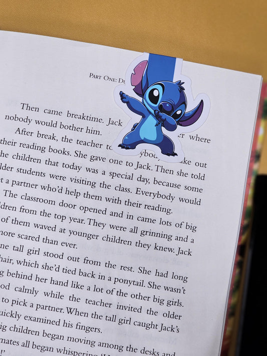 Stitch Magnetic Bookmark, Disney Book Lover Gift
