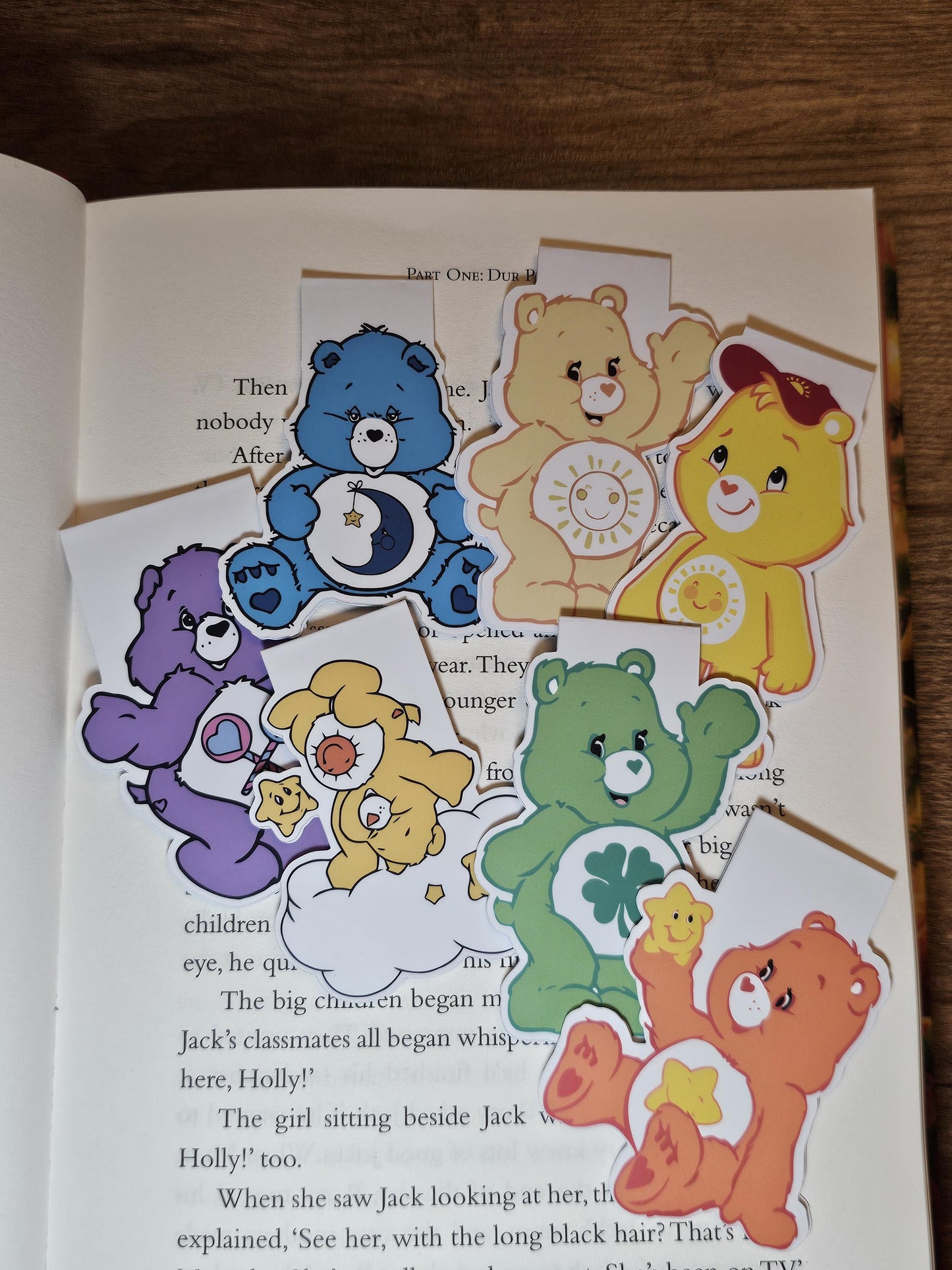 Adorable Care Bear Bookmark. Bookish Gift.