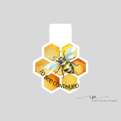 Magnetic Bookmark: Whimsical Bee Design - Book Lover Accessory