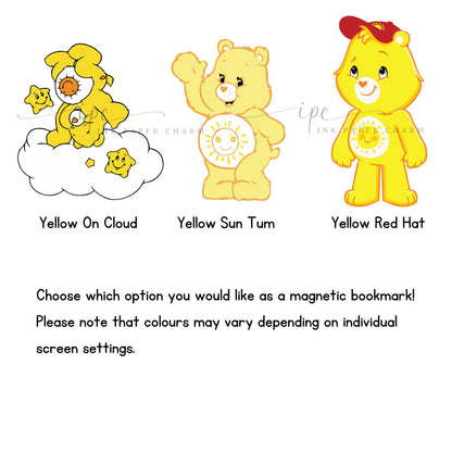 Adorable Care Bear Bookmark. Bookish Gift.
