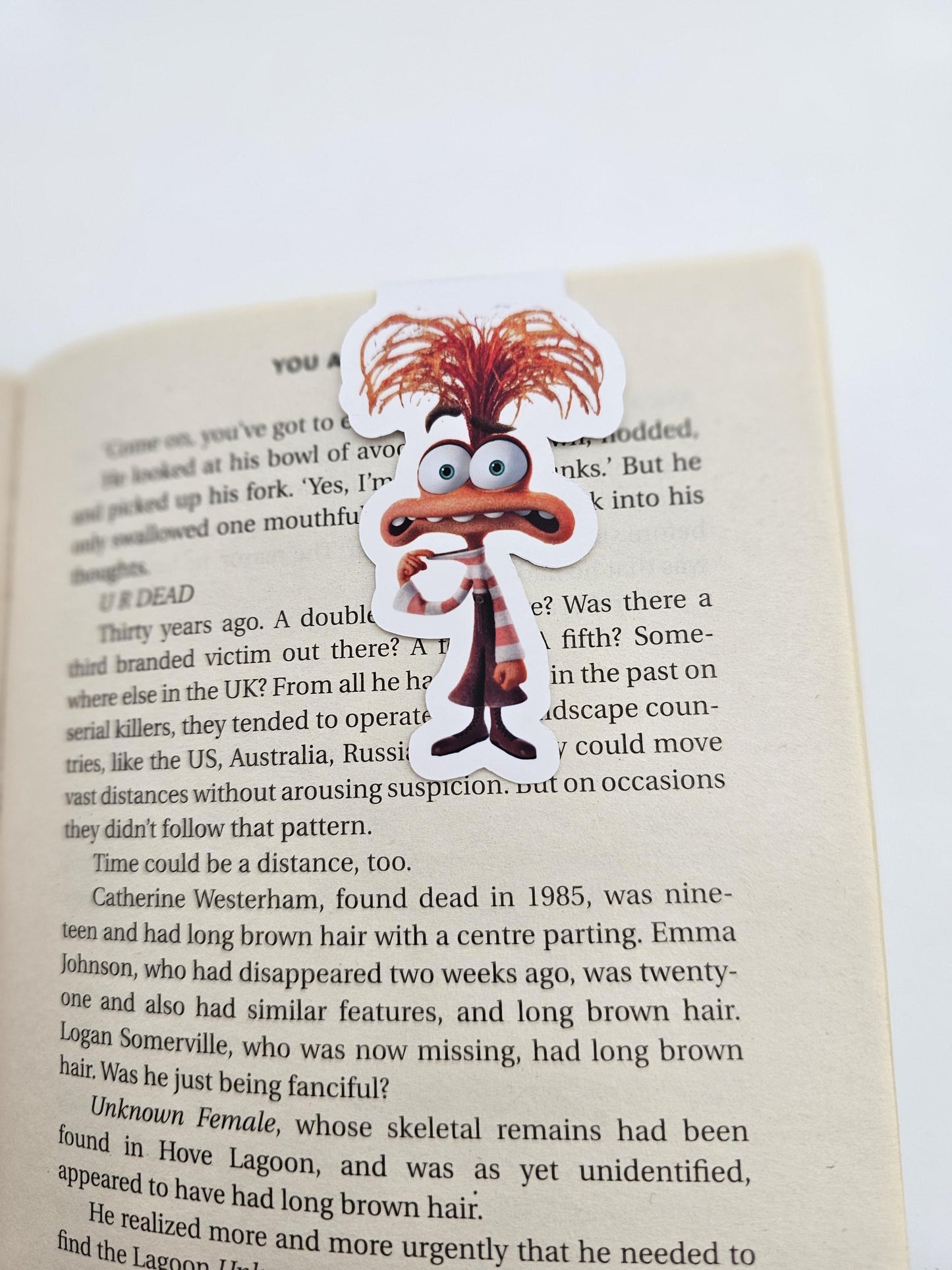 Inside Out Magnetic Bookmarks | Joy, Sadness, Fear, Anger & Disgust