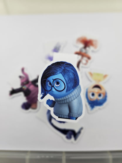 Inside Out Magnetic Bookmarks | Joy, Sadness, Fear, Anger & Disgust