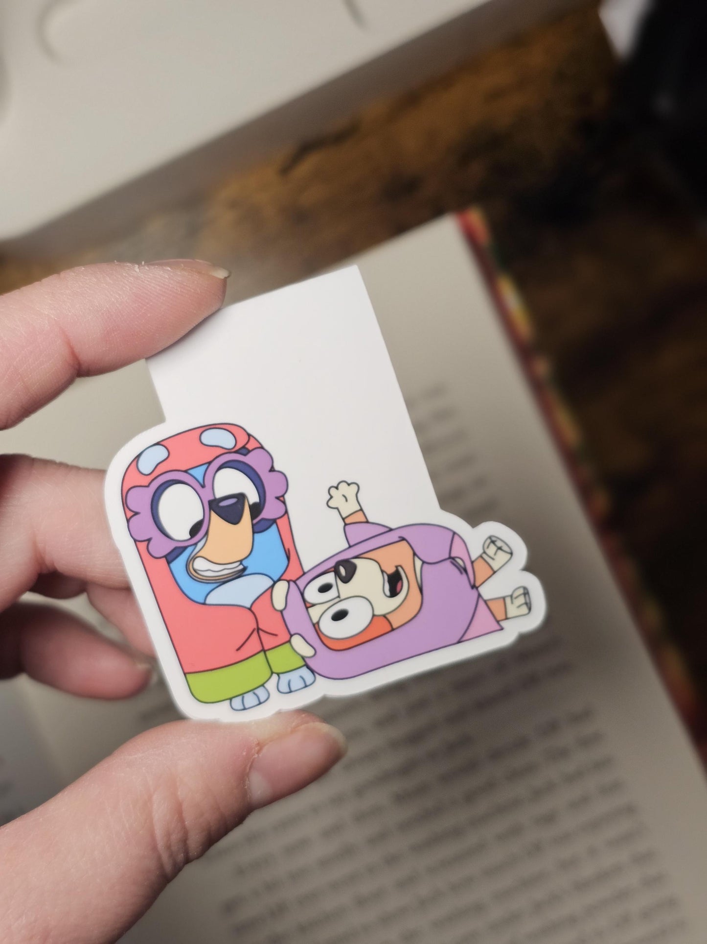 Bluey Magnetic Bookmark | Grannies Janet & Rita Design