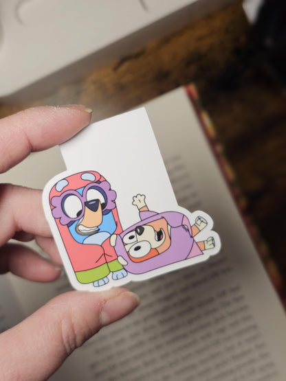 Bluey Magnetic Bookmark | Grannies Janet & Rita Design