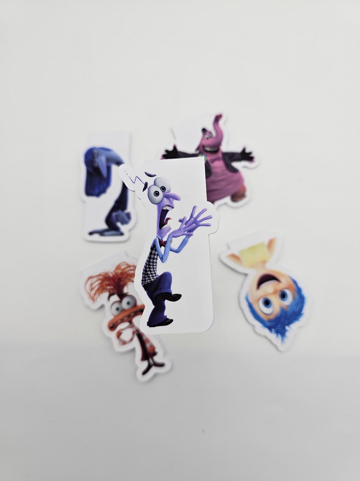 Inside Out Magnetic Bookmarks | Joy, Sadness, Fear, Anger & Disgust