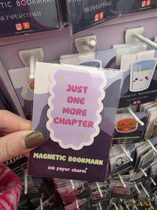 Just One More Chapter - Magnetic Bookmark