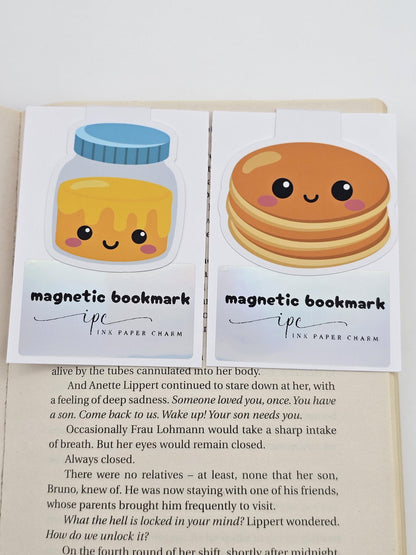 Handmade Magnetic Bookmark - Food Pairs, Bookish Gift