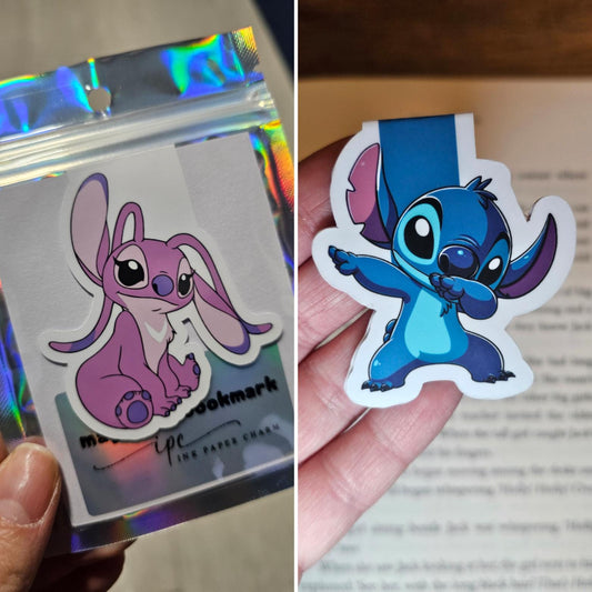 Stitch Magnetic Bookmark, Disney Book Lover Gift