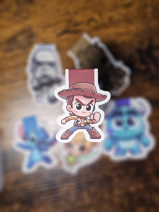 Sheriff Cowboy Magnetic Bookmark. Bookish Gift. Book Lover.