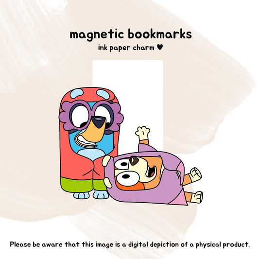 Bluey Magnetic Bookmark | Grannies Janet & Rita Design