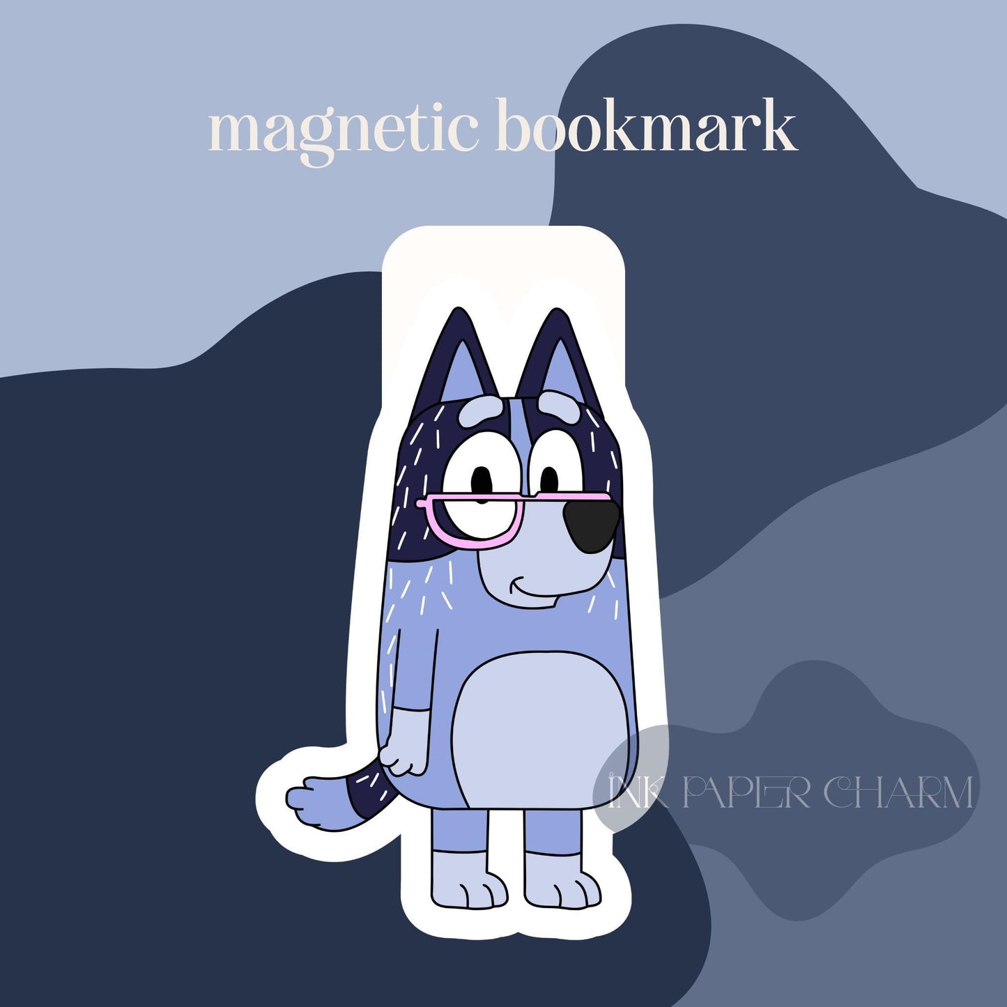 Magnetic Bookmarks: Bluey Character Set (Fun and Family Friendly)