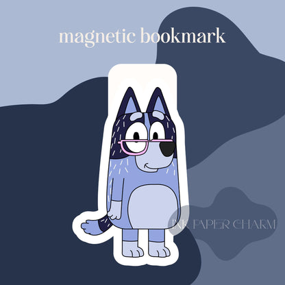 Magnetic Bookmarks: Bluey Character Set (Fun and Family Friendly)
