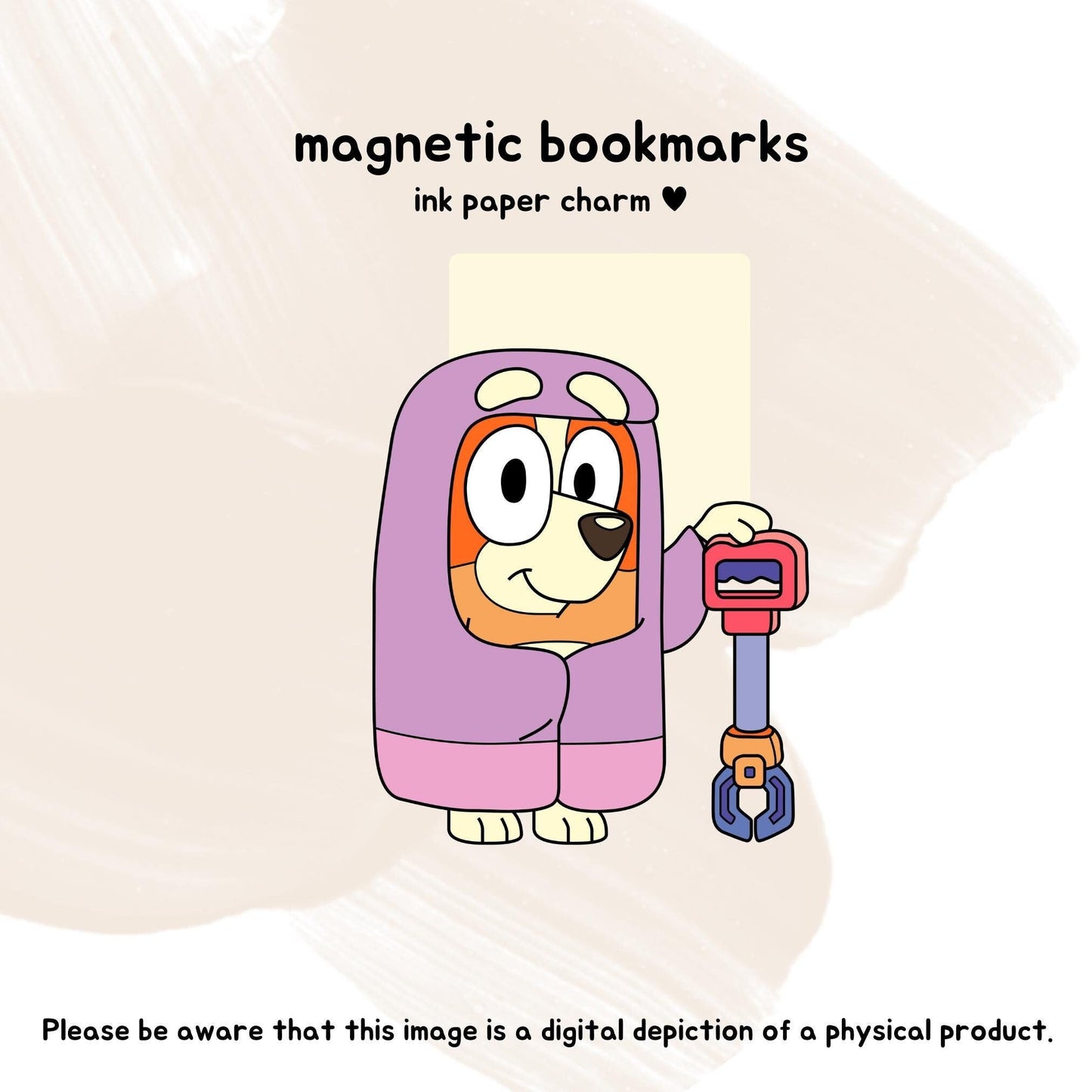 Bingo Granny Rita Magnetic Bookmark: Bluey Fan Gift