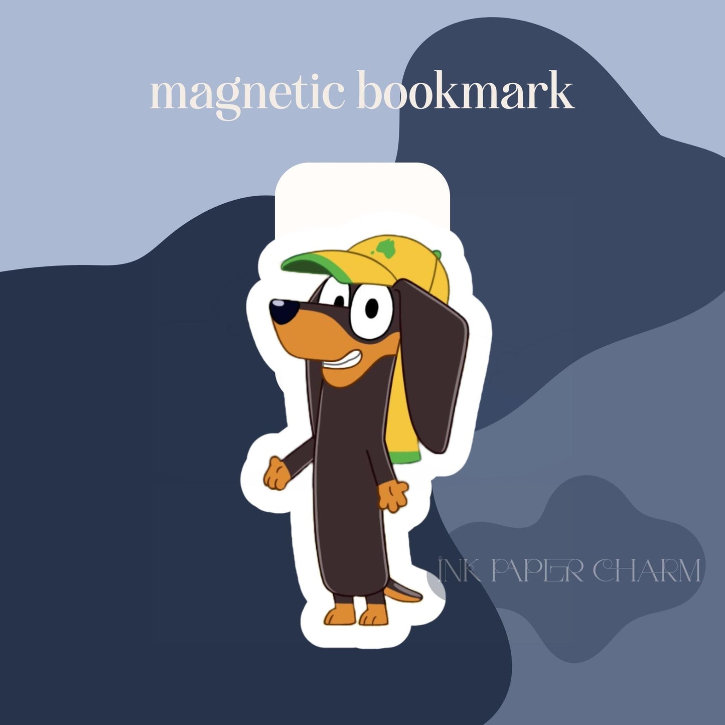 Magnetic Bookmarks: Bluey Character Set (Fun and Family Friendly)