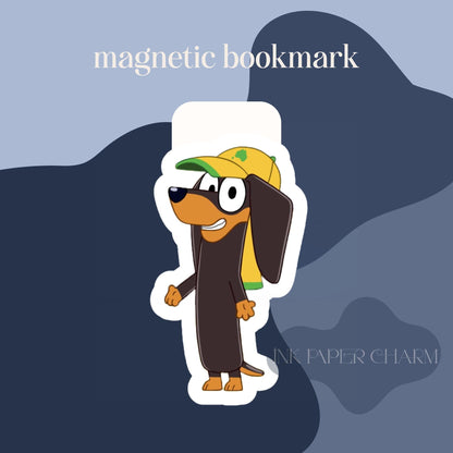 Magnetic Bookmarks: Bluey Character Set (Fun and Family Friendly)