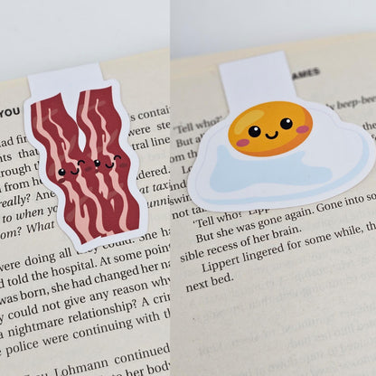 Handmade Magnetic Bookmark - Food Pairs, Bookish Gift